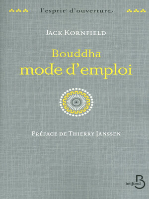 cover image of Bouddha mode d'emploi